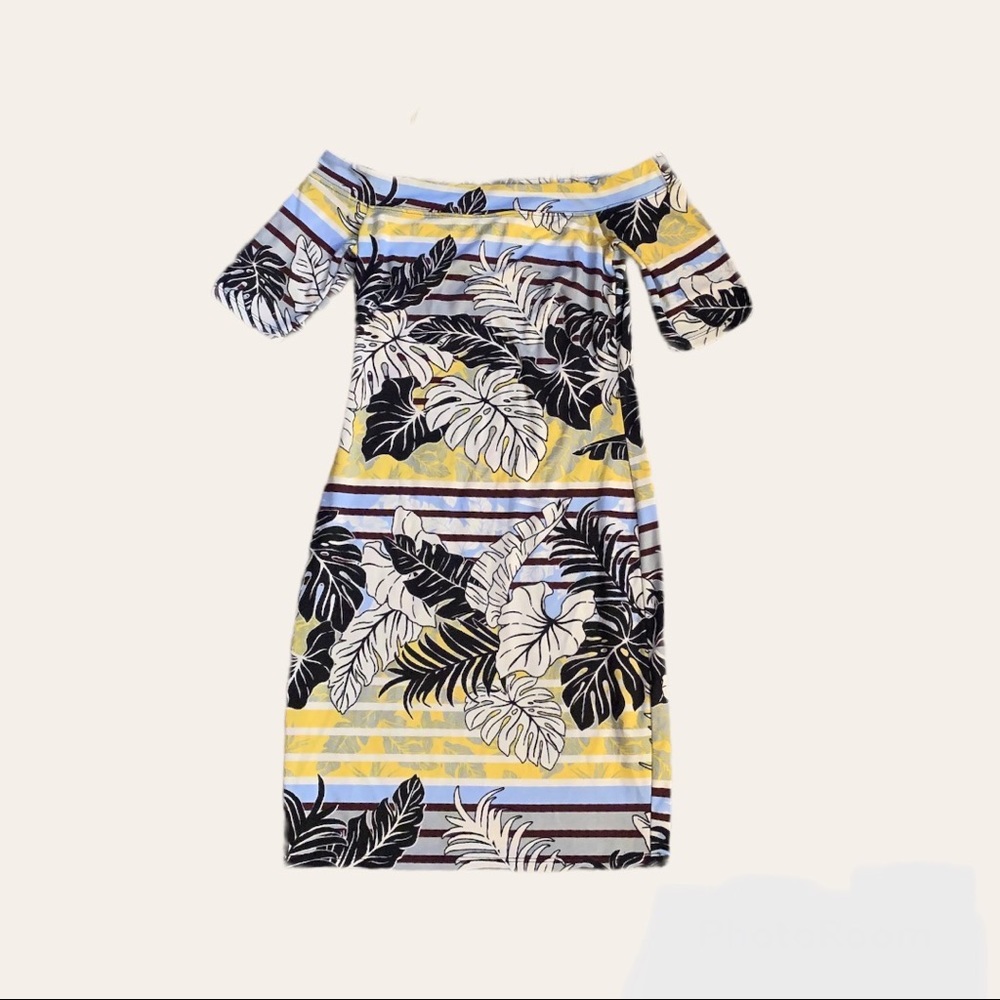 Bodycon off the shoulder dress